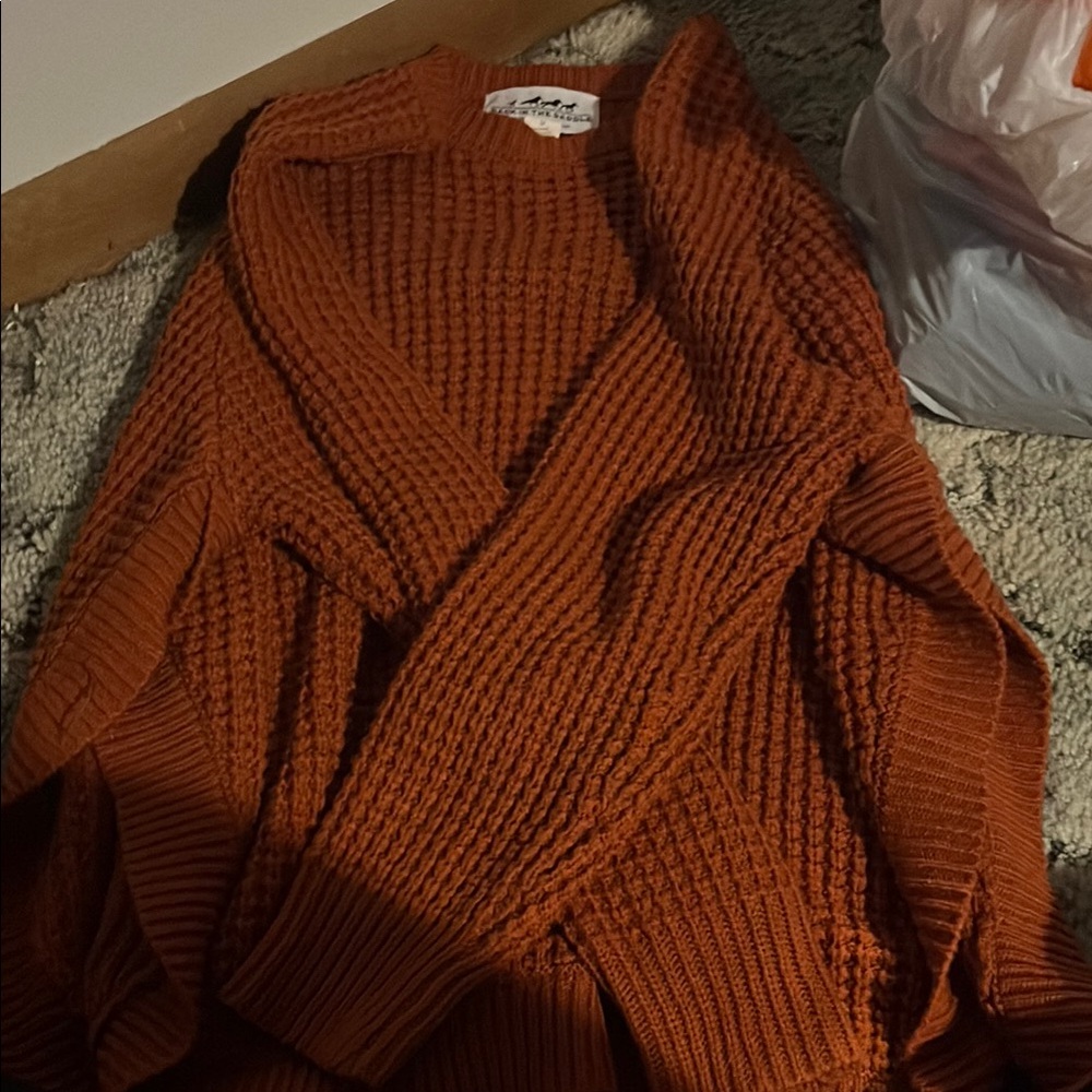 Cozy Rust Sweater